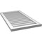 Ekena Millwork Vertical Surface Mount PVC Gable Vnt: Non-Functional, w/2"W x 1-1/2"H, Brickmould Frame, 20"W x 36"H GVPVE20X3602SN - alternate 2